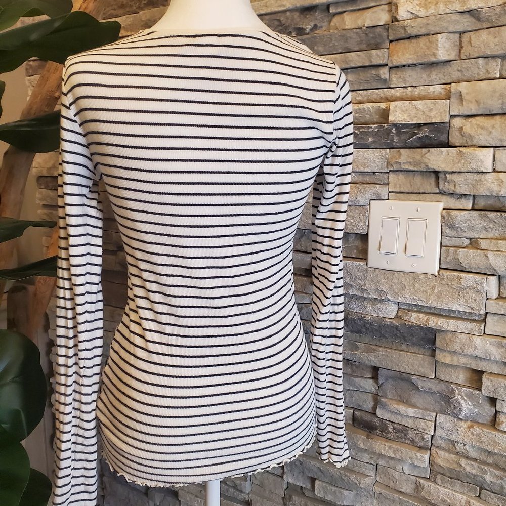 H&M Ribbed Henley Top - Picture 6 of 7